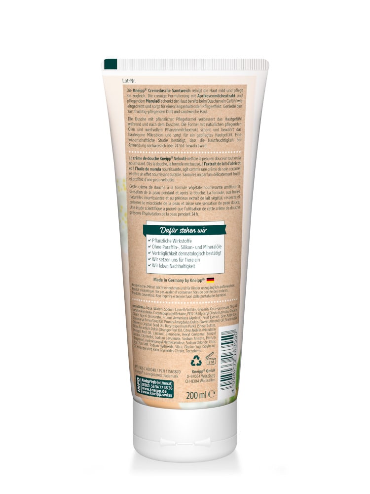 Kneipp Cremedusche Samt WEICH 200 ml Duschgel