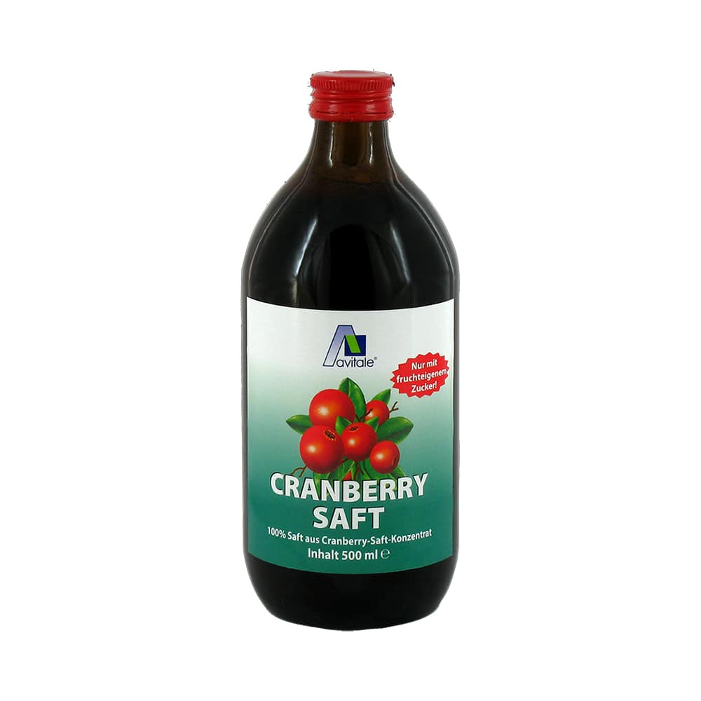 CRANBERRY SAFT 100% Saft 500 ml Saft