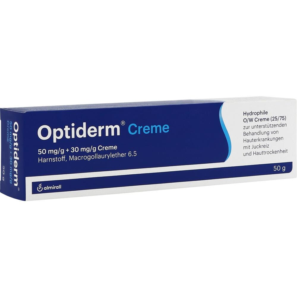 Optiderm Creme bei Juckreiz und trockener Haut 50 g Creme