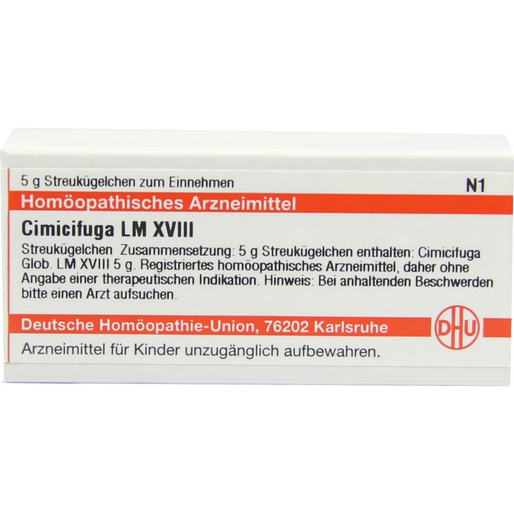 LM CIMICIFUGA XVIII Globuli 5 g Globuli