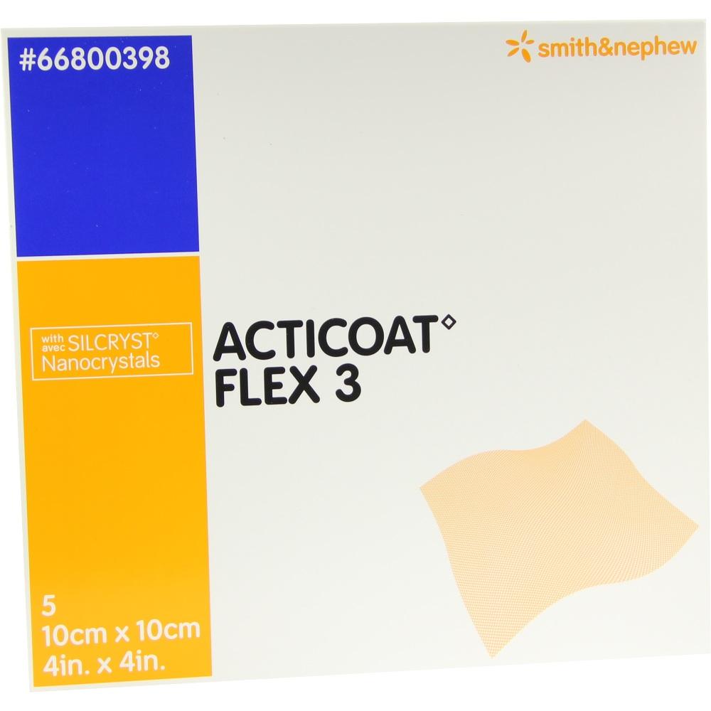 ACTICOAT Flex 3 10x10 cm Verband 5 St Verband