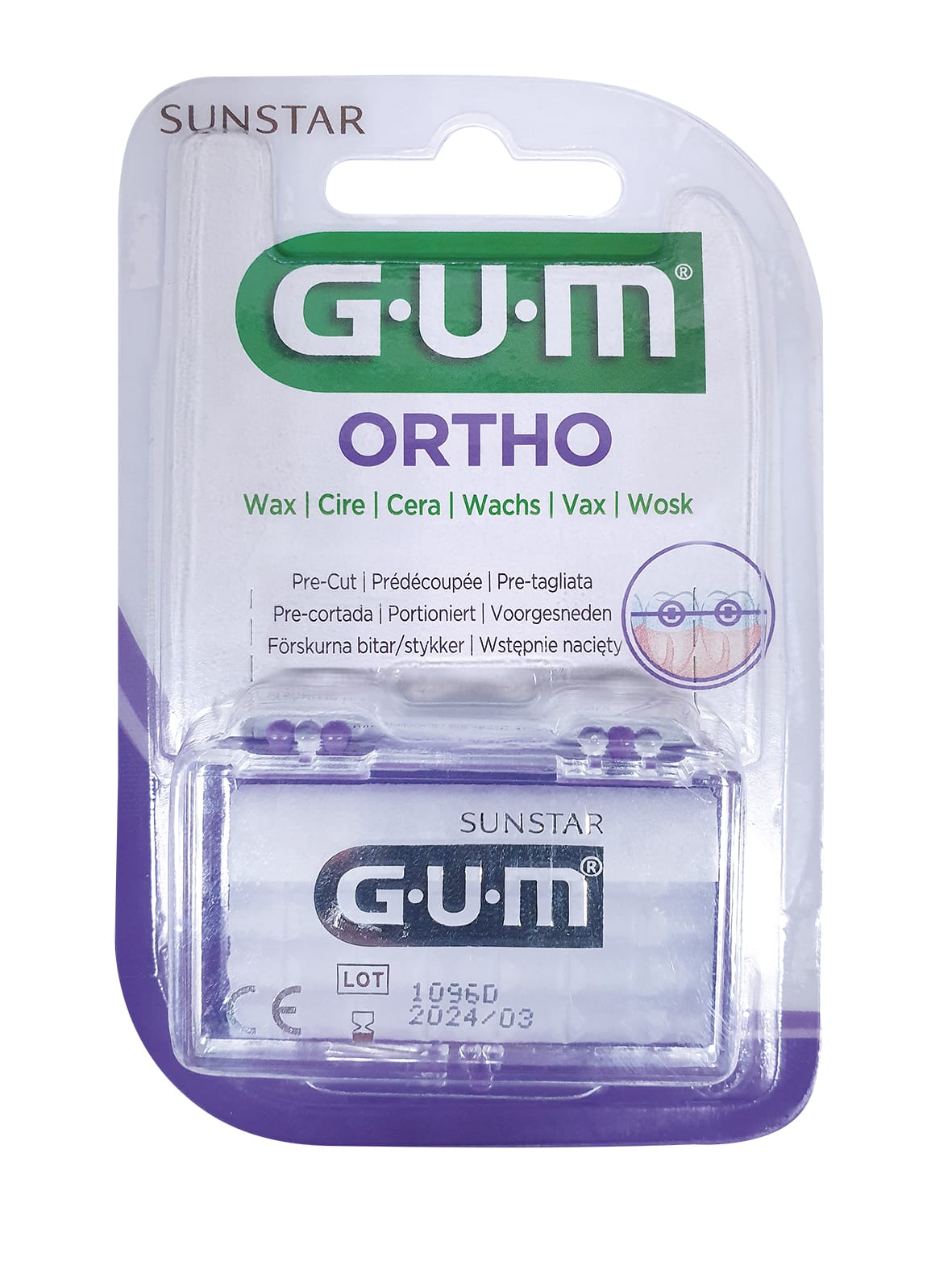 GUM Ortho Wachs 1 St
