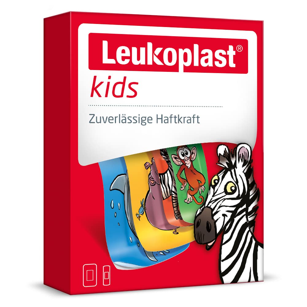 Leukoplast kids (12 ST; 2 Größen) 12 St Pflaster
