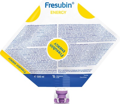 Fresubin Energy Easy Bag 15X500 ml 15X500 ml Flüssigkeit