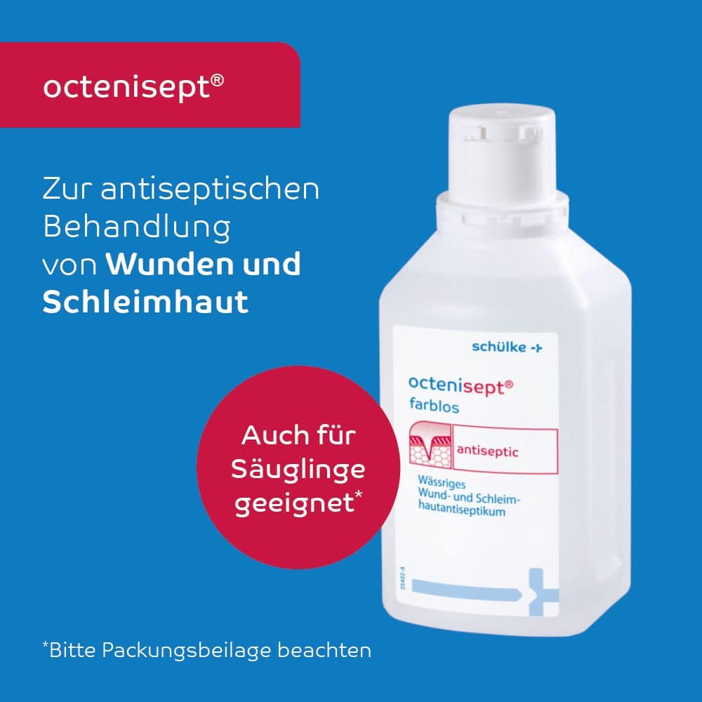octenisept antiseptic Wund- und Schleimhautantiseptikum farblos 500 ml Lösung