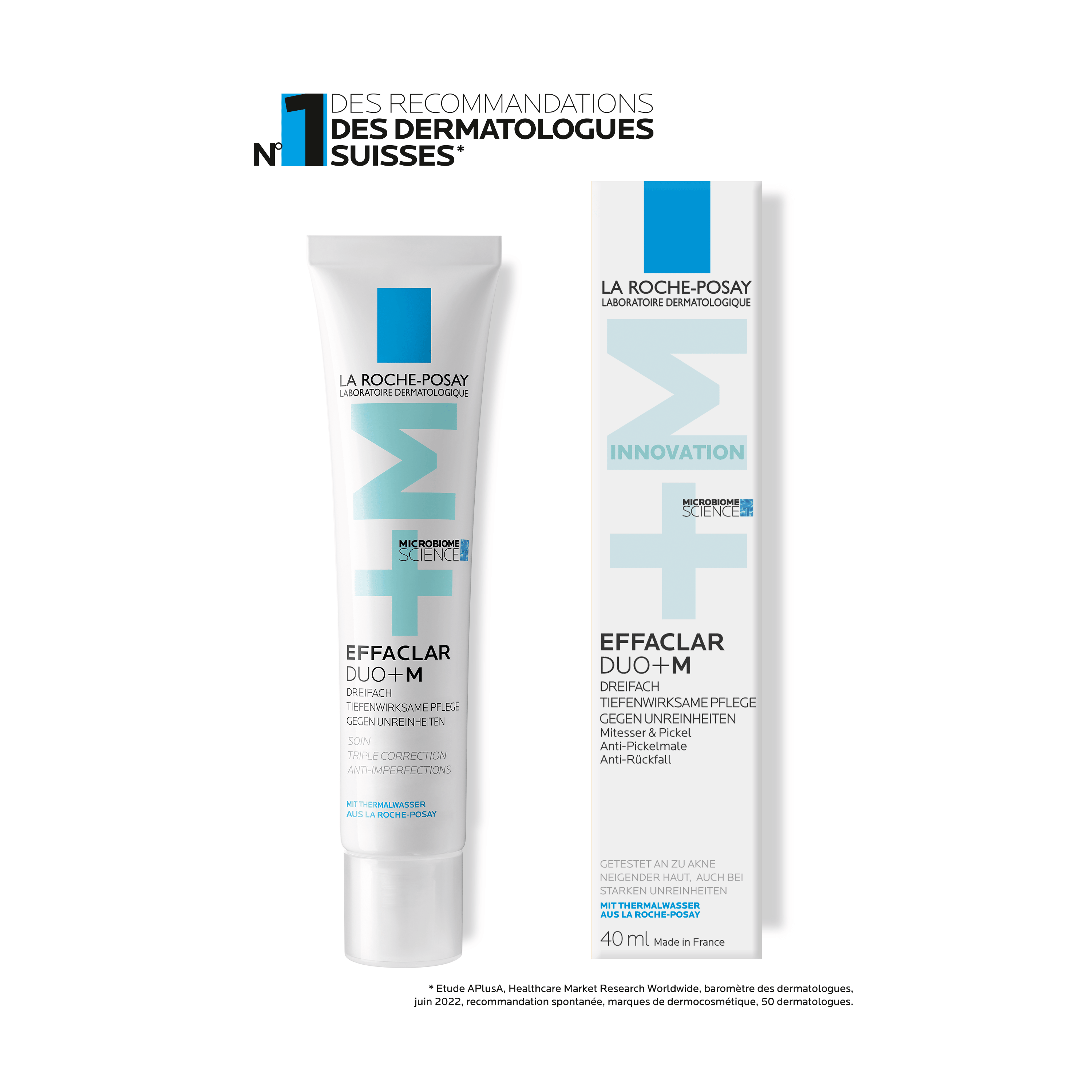 LA ROCHE-POSAY EFFACLAR DUO+M gegen Unreinheiten 40 ml Creme
