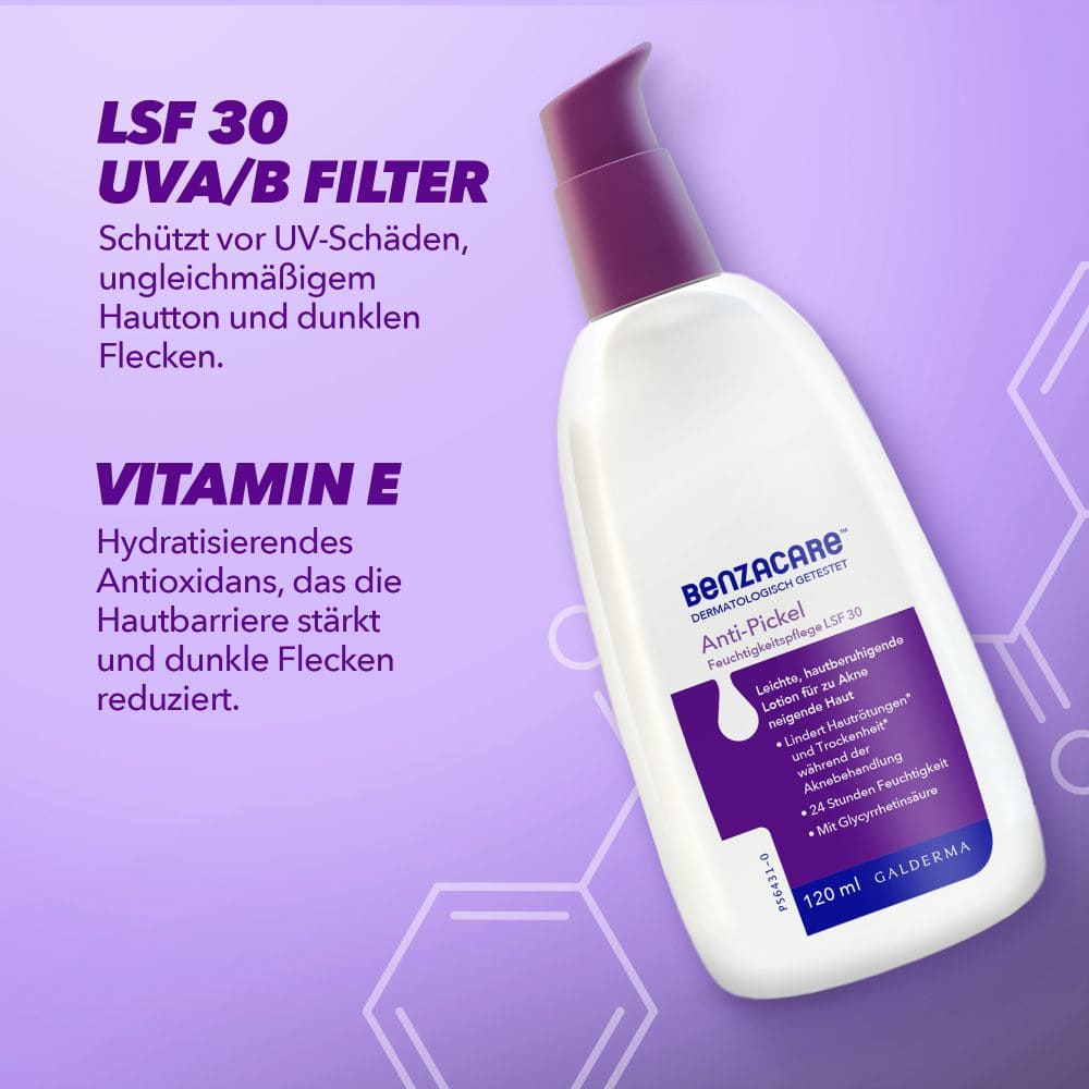 Benzacare Hautberuhigende Feuchtigkeitspflege 120 ml Creme