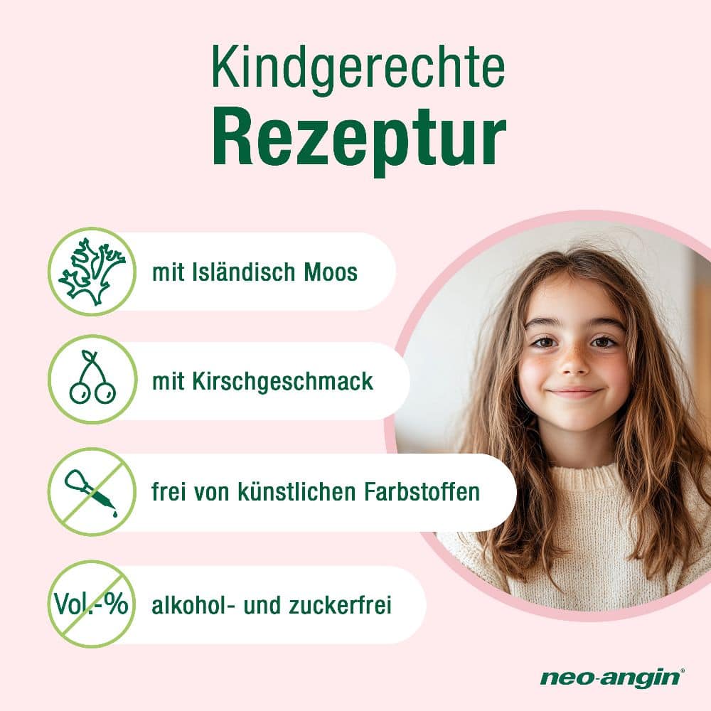neo-angin junior HALSSCHMERZSAFT 100 ml Saft