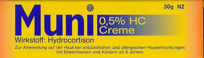 Muni 0,5% HC 30 g Creme