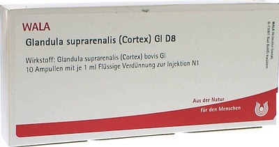 WALA Glandula suprarenalis (Cortex) Gl D8 Ampullen 10X1 ml Ampullen