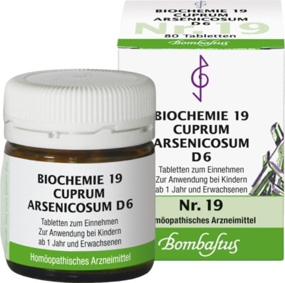 BIOCHEMIE 19 Cuprum arsenicosum D 6  80 St Tabletten