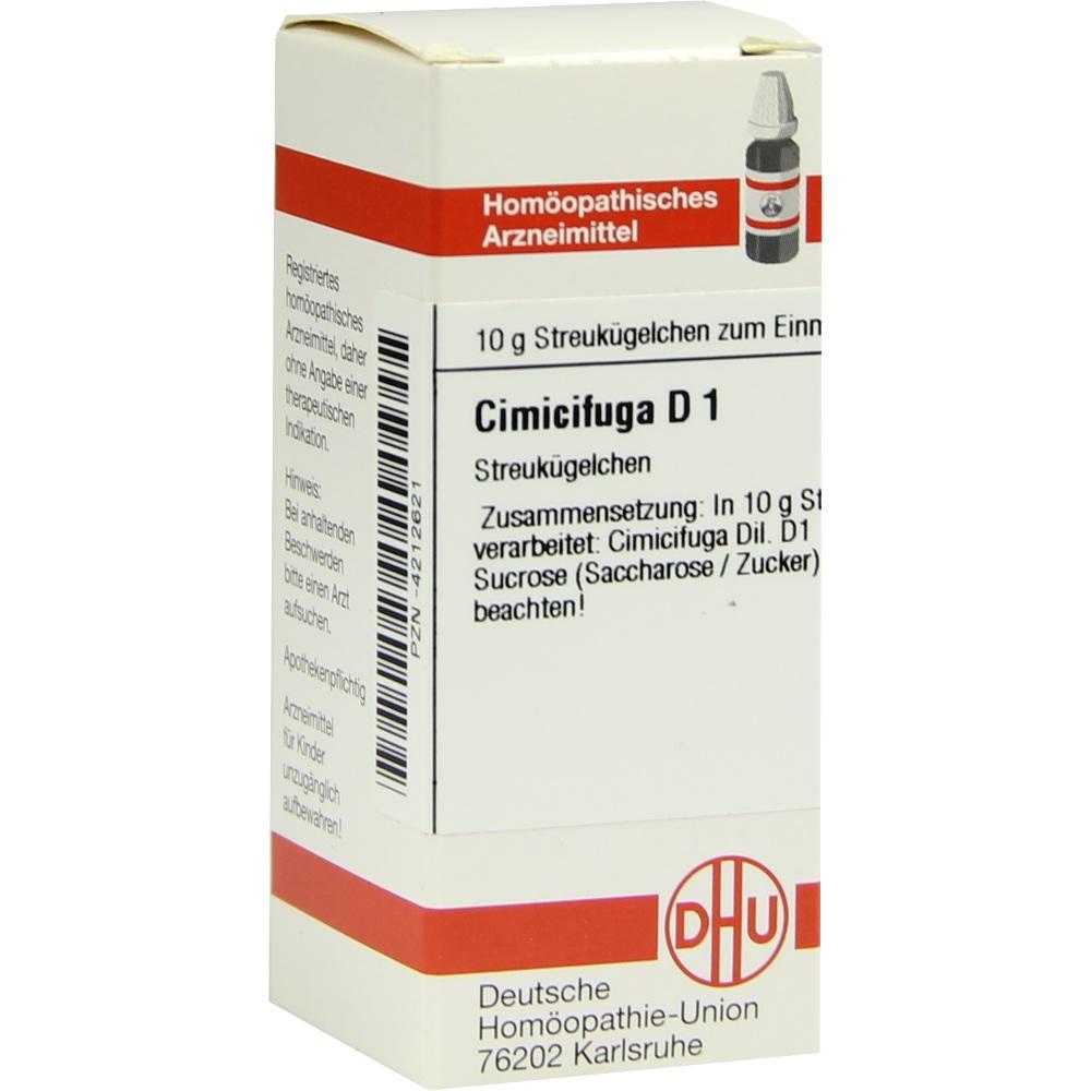 CIMICIFUGA D 1 Globuli 10 g Globuli