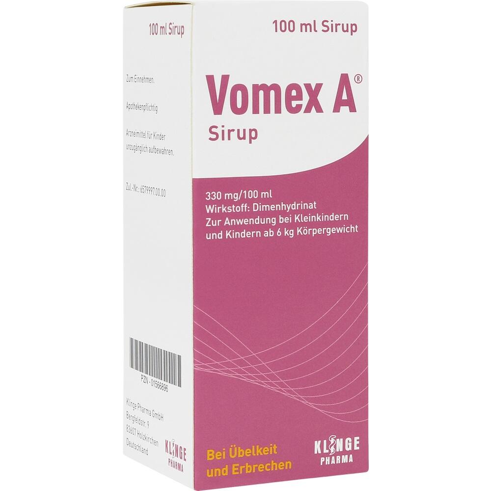 Vomex A Sirup 100 ml Sirup