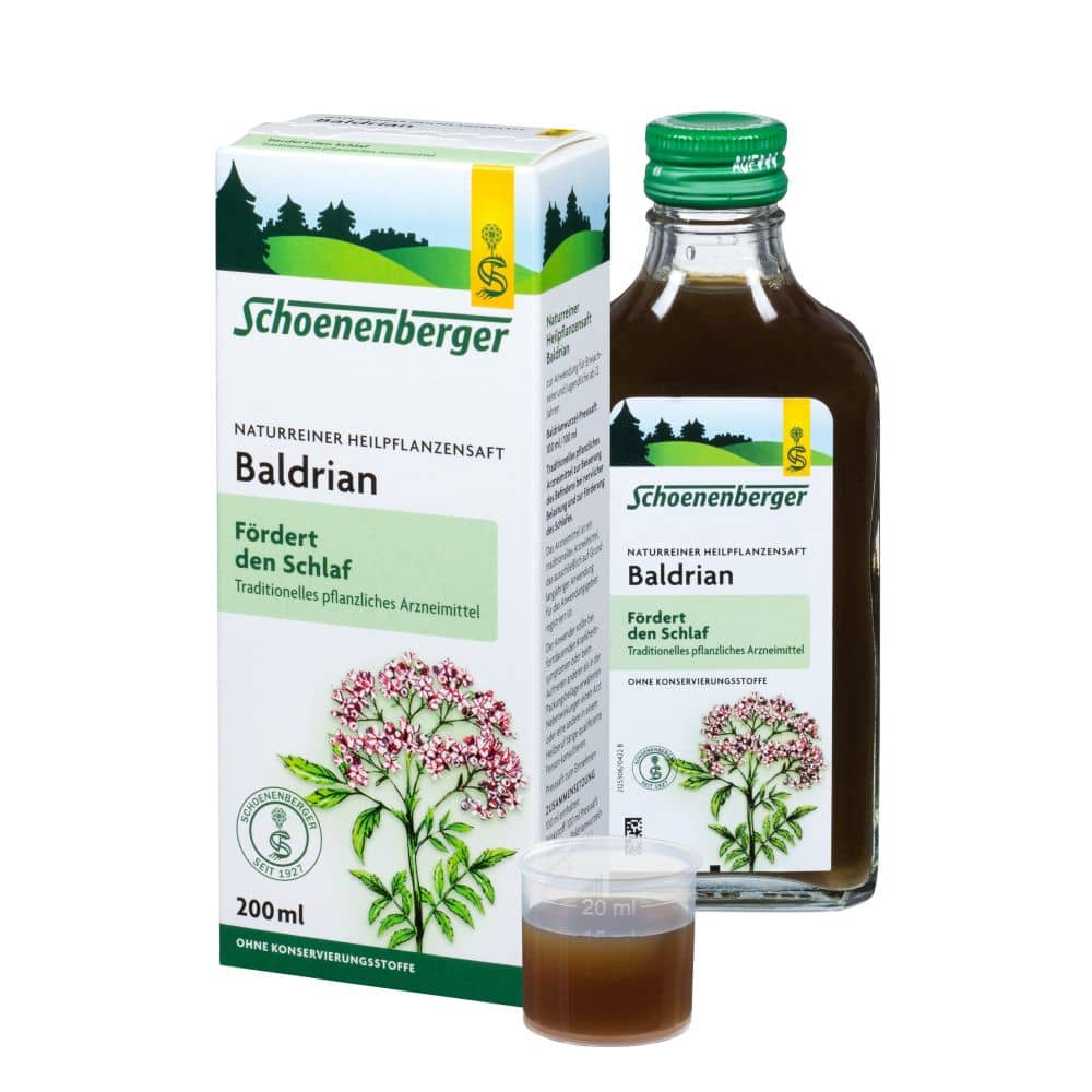 Schoenenberger Naturreiner Heilpflanzensaft Baldrian 200 ml Saft