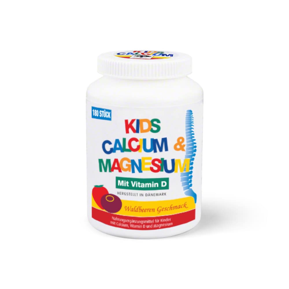 KIDS CALCIUM & MAGNESIUM Mit Vitamin D 180 St Kautabletten