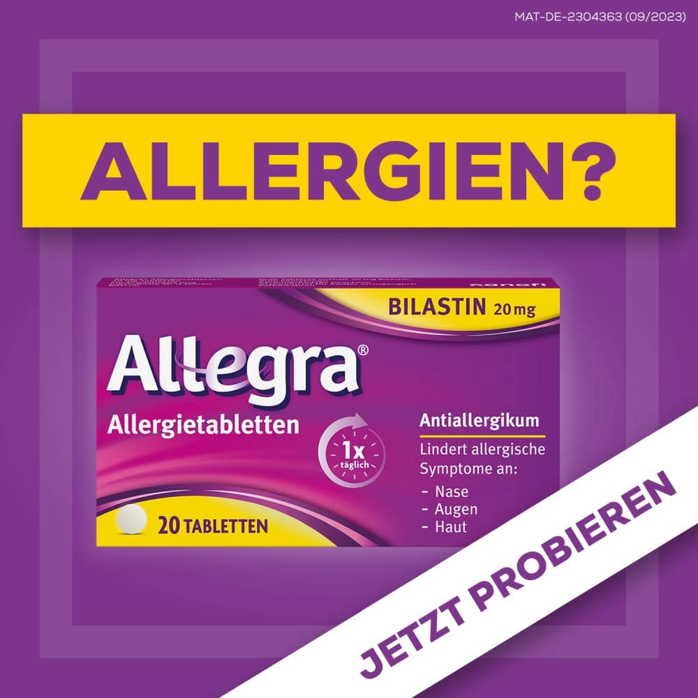 Allegra Allergietabletten 100 St Tabletten