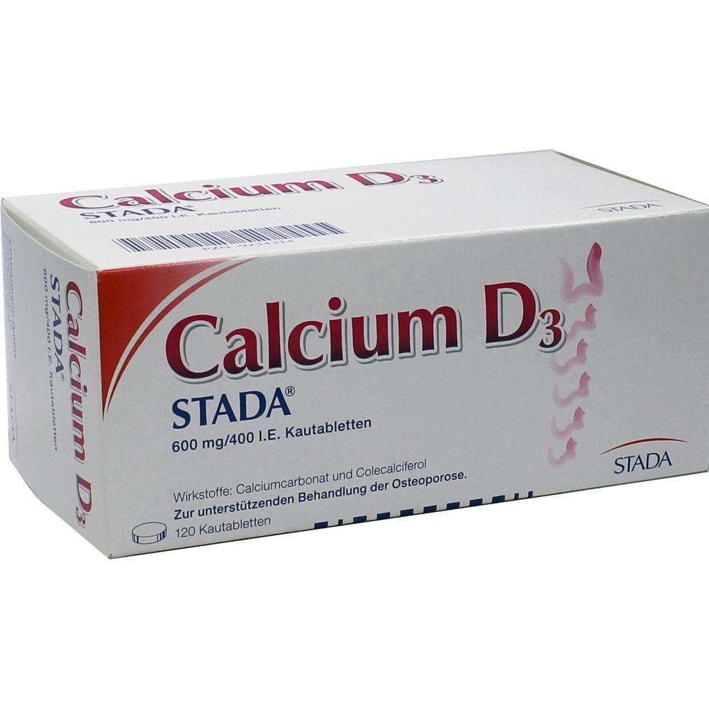 Calcium D3 STADA 600 mg/400 I.E. 120 St Kautabletten