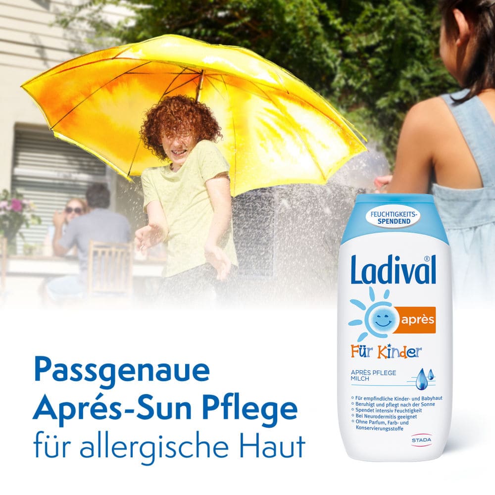 LADIVAL Für Kinder APRES PFLEGE MILCH 200 ml Lotion