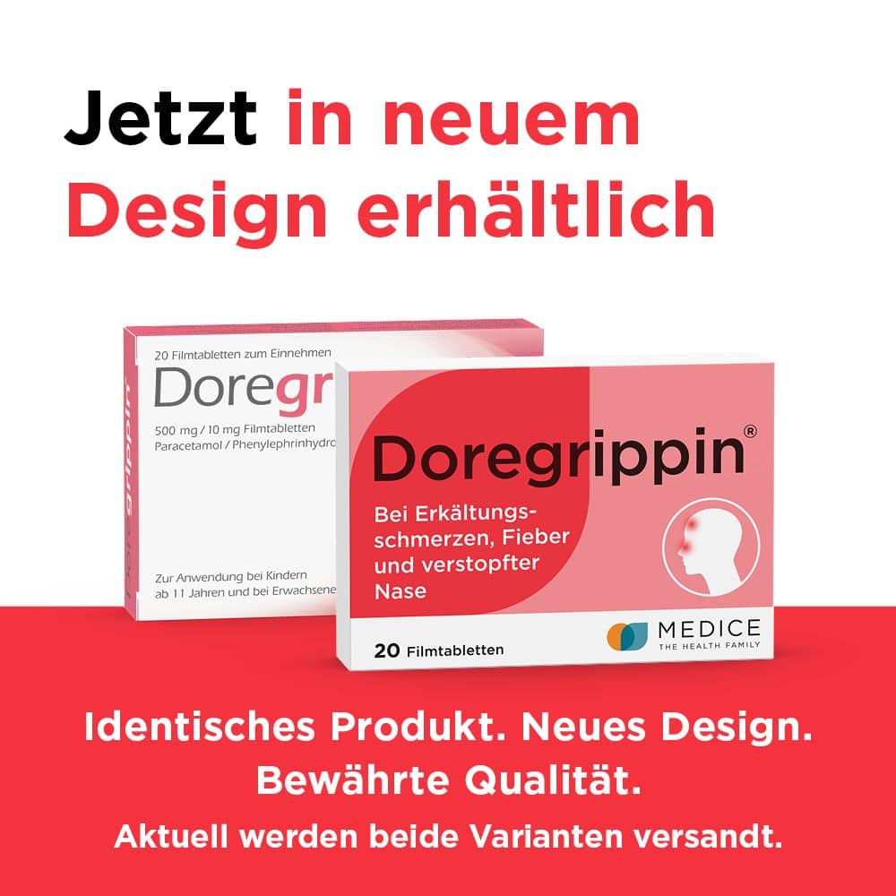 Doregrippin Tabletten bei grippalen Infekten 20 St Tabletten