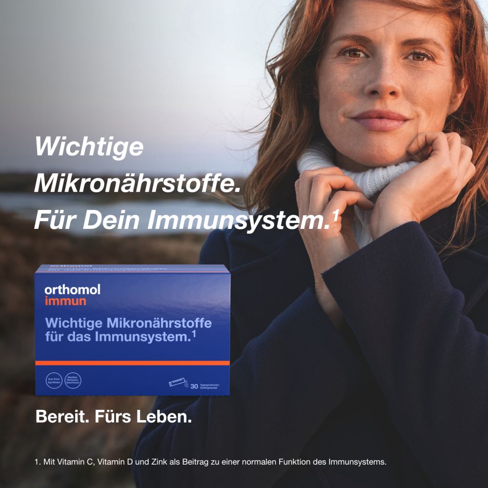orthomol immun Menthol/ Himbeere 30 St Granulat