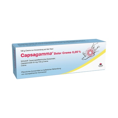 Capsagamma Dolor Creme 0,05% 100 g Creme