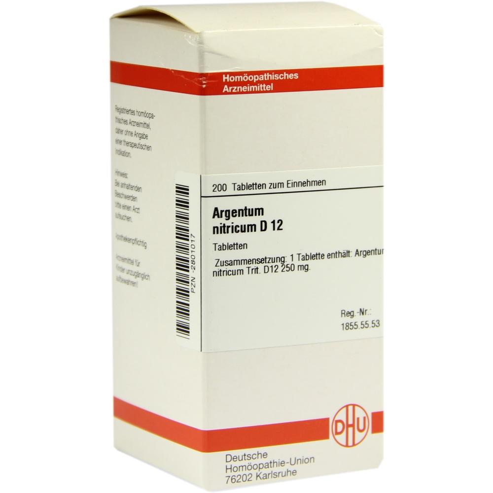 ARGENTUM NITRICUM D 12 Tabletten 200 St Tabletten