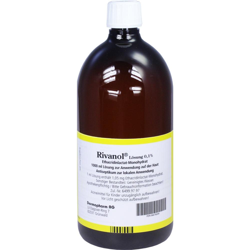Rivanol Lösung 0,1% 1000 ml Lösung