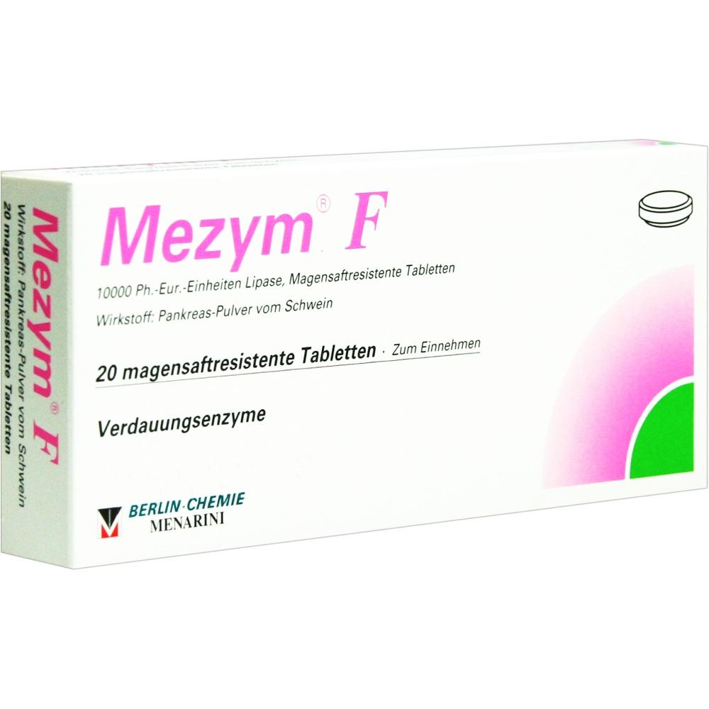 Mezym F Filmtabletten 20 St Tabletten magensaftresistent
