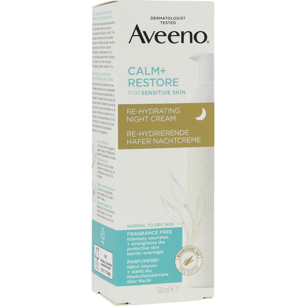 Aveeno CALM+RESTORE Re-Hydrierende Hafer Nachtcreme 50 ml Nachtcreme