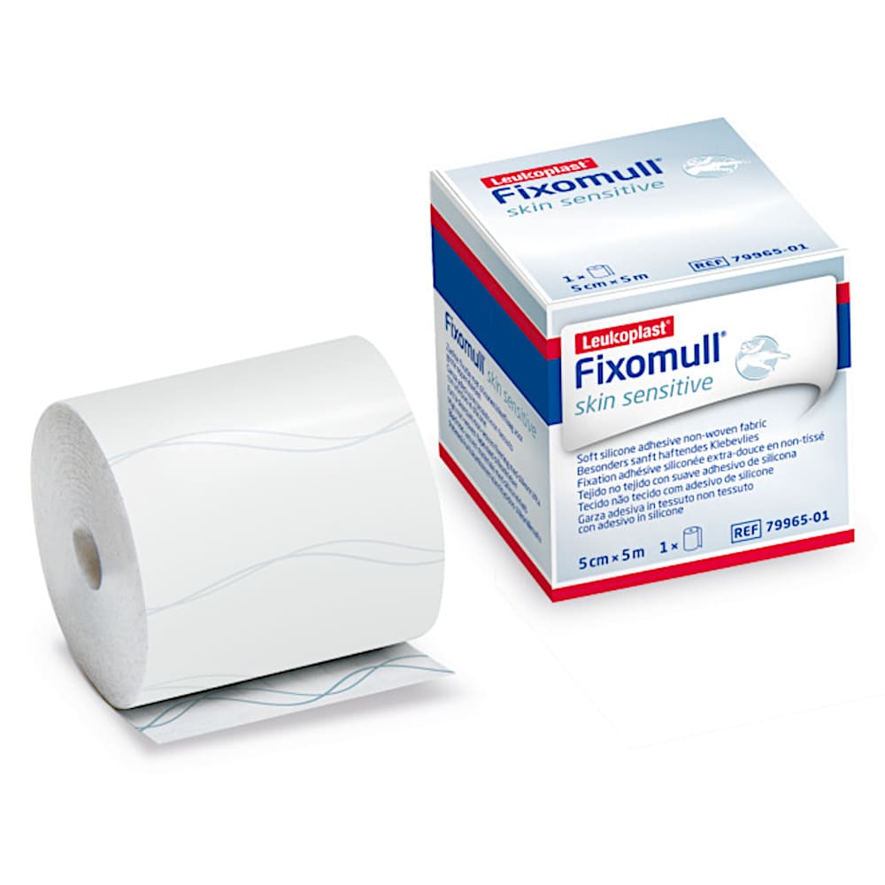 Fixomull skin sensitive Vollflächige Fixierung für die Sekundärfixierung 5 cm x 5 m 1 St Pflaster