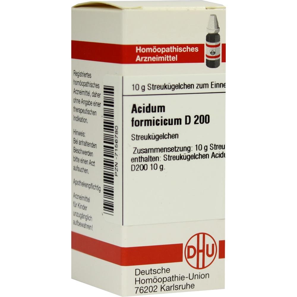 ACIDUM FORMICICUM D 200 Globuli 10 g Globuli