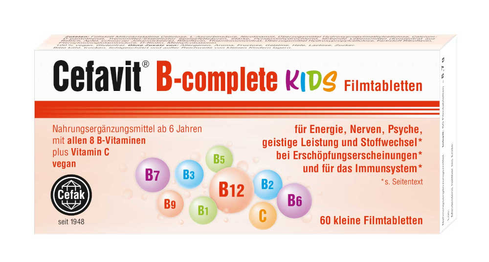 Cefavit B-complete KIDS 60 St Filmtabletten