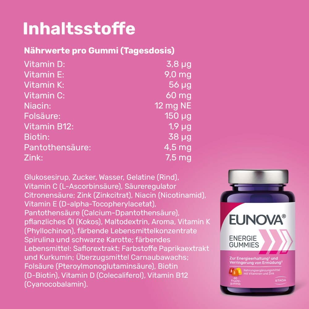 EUNOVA ENERGIE GUMMIES 60 St Bonbons