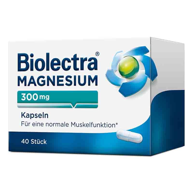 Biolectra MAGNESIUM 300mg 40 St Kapseln