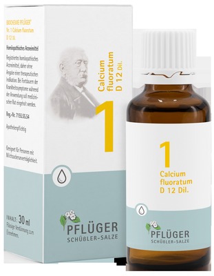 Schüßler-Salz Nr. 1 Calcium fluoratum D12 30 ml Tropfen
