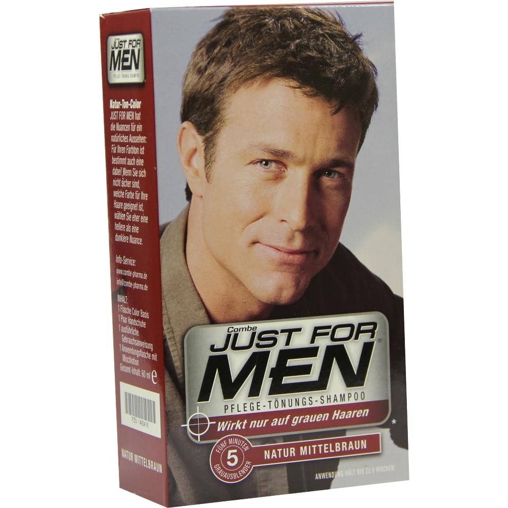 JUST for men Tönungsshampoo mittelbraun 60 ml Shampoo