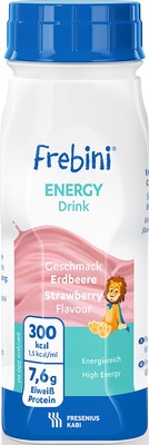 Frebini Energy Trinknahrung Erdbeere 6X4X200 ml Flüssigkeit