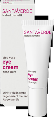 SANTA VERDE eye cream aloe vera ohne Duft 10 ml Creme