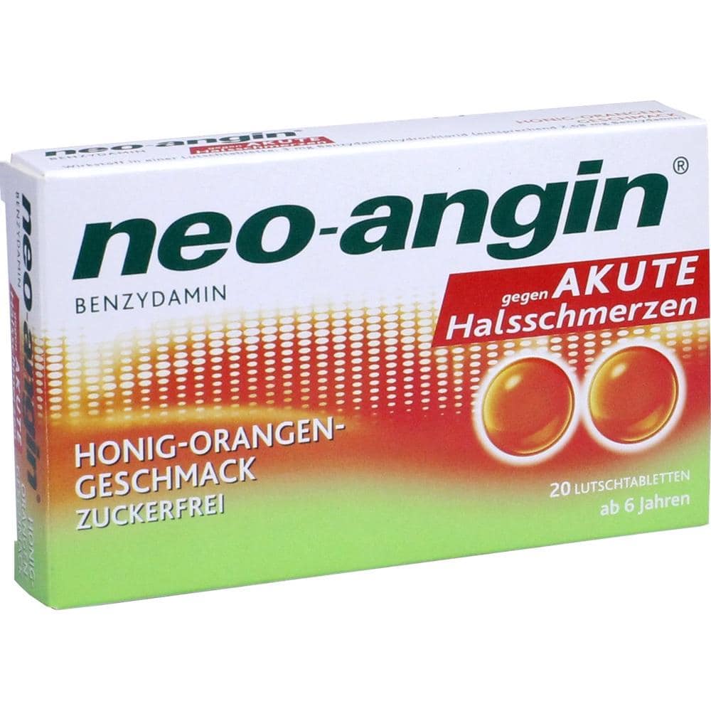 neo-angin BENZYDAMIN gegen AKUTE Halsschmerzen 20 St Lutschtabletten