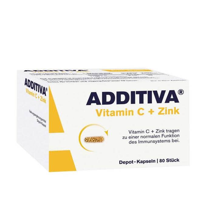 ADDITIVA Vitamin C Depot + Zink  80 St Kapseln