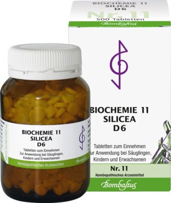 BIOCHEMIE 11 Silicea D 6 Tabletten 500 St Tabletten