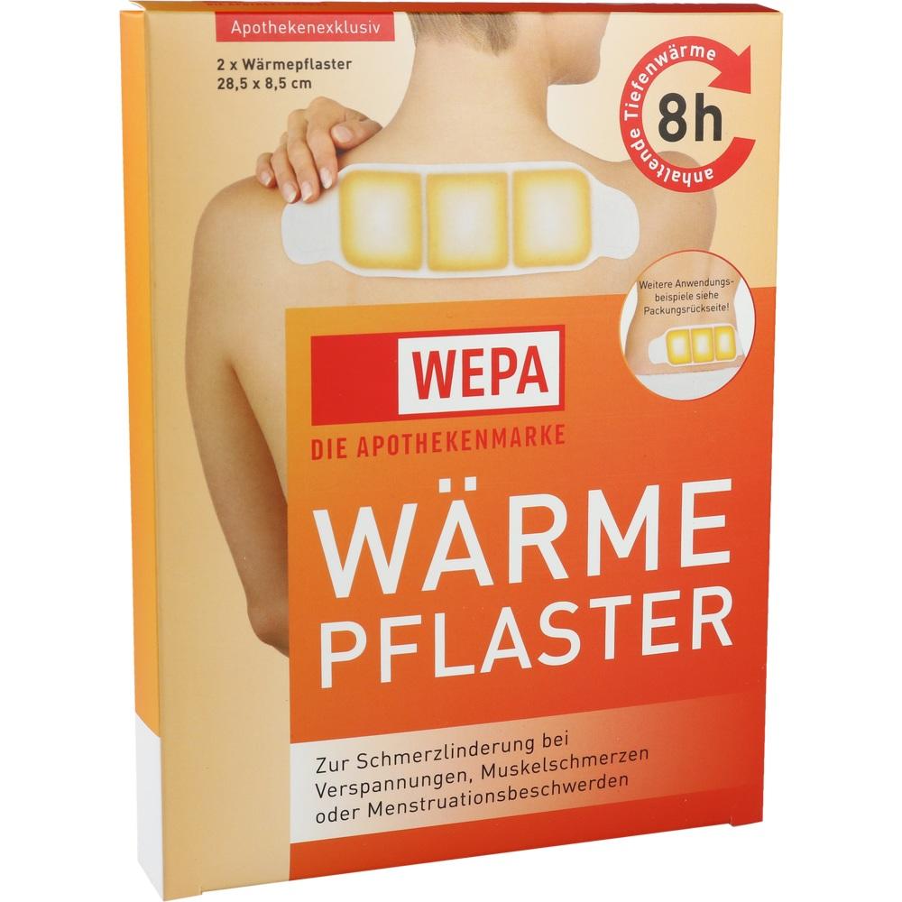 WEPA WÄRMEPFLASTER bei Nacken- und Rückenschmerzen 2 St Kompressen