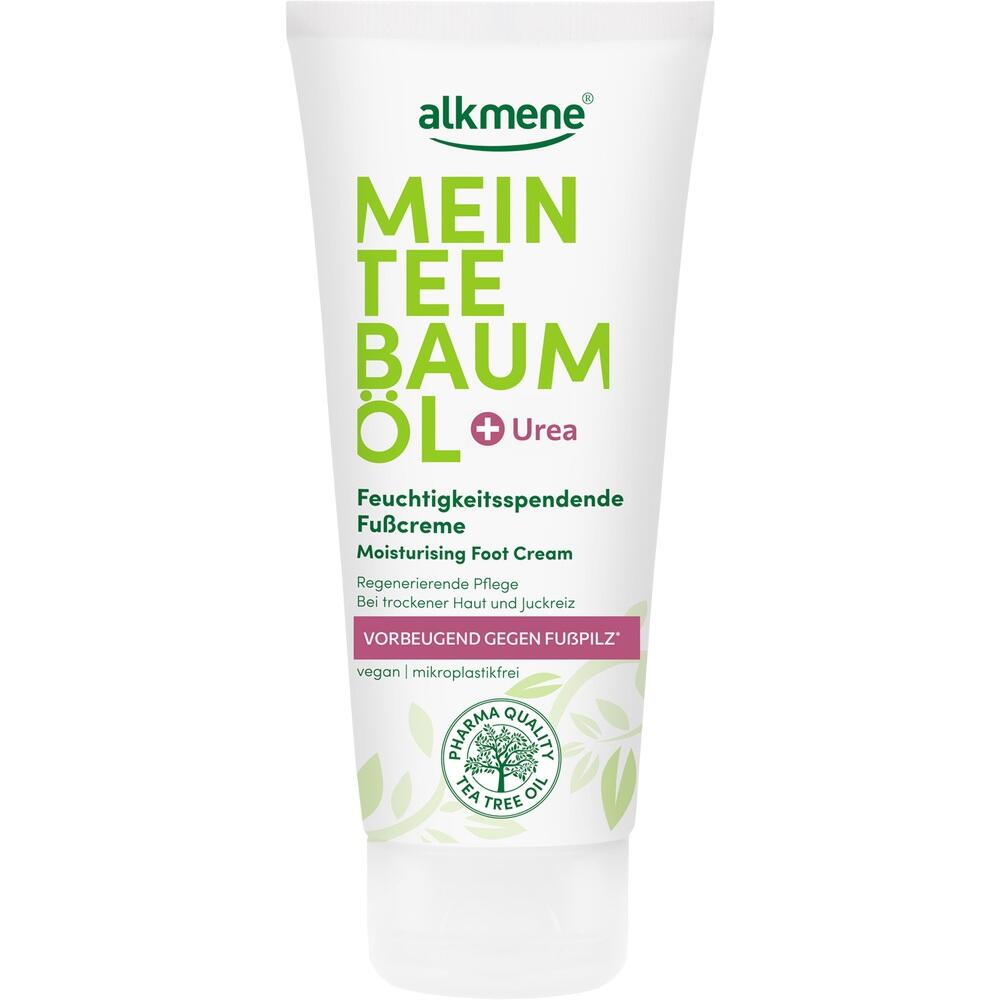 alkmene MEIN TEEBAUMÖL Feuchtigkeitsspendende Fußcreme 100 ml Tube