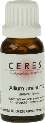 CERES Allium ursinum Urtinktur 20 ml Tropfen