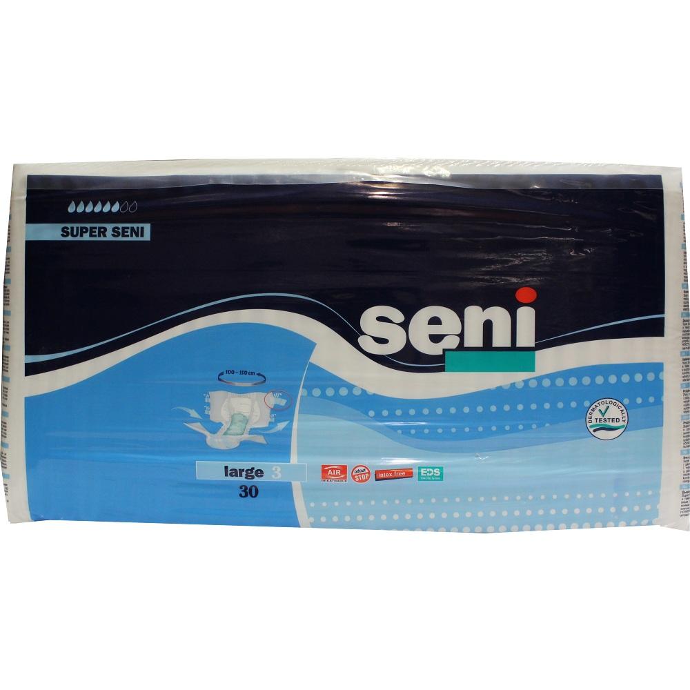 SUPER SENI Gr.3 L Inkontinenzhose f.Erw. 30 St