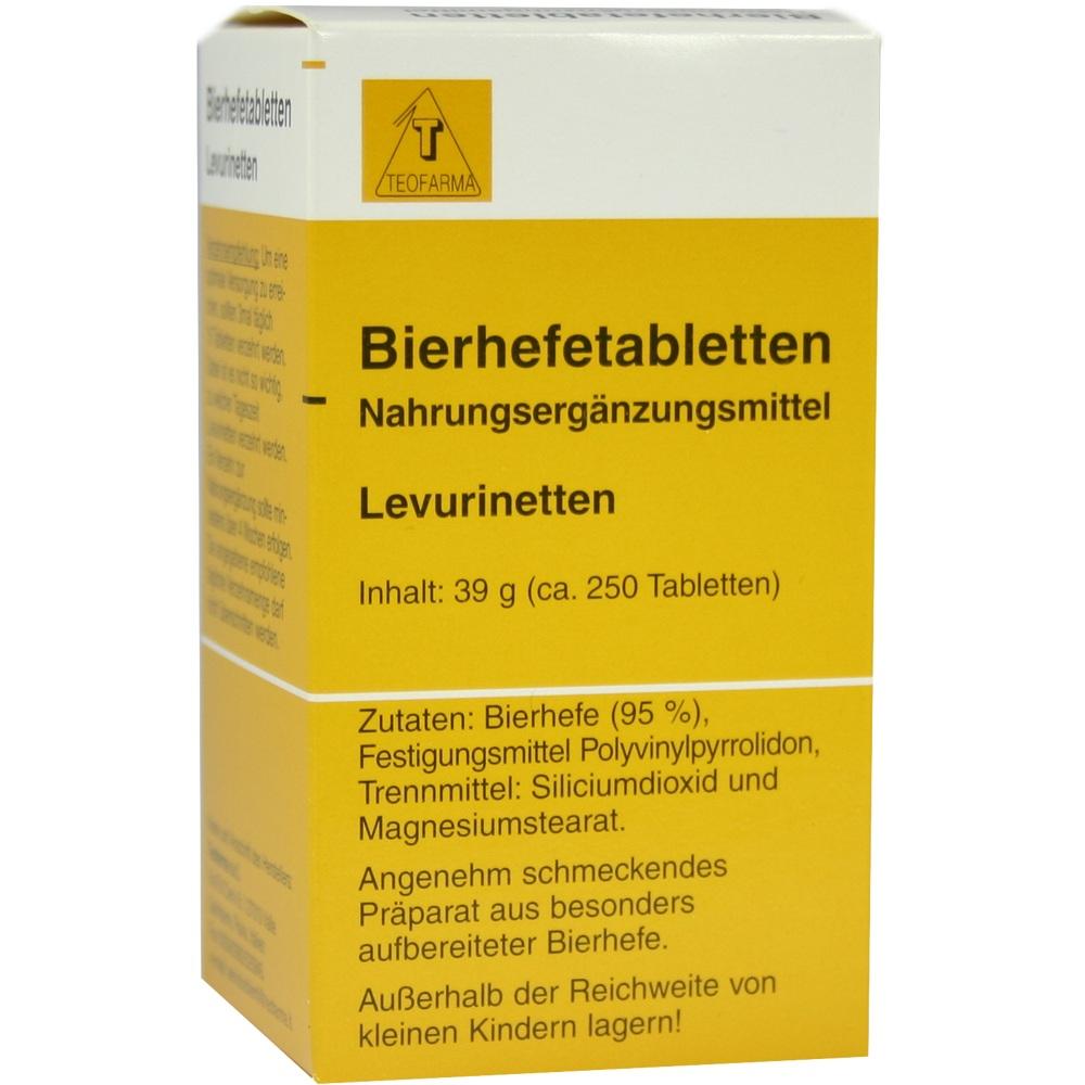 BIERHEFE TABLETTEN Levurinetten 250 St Tabletten