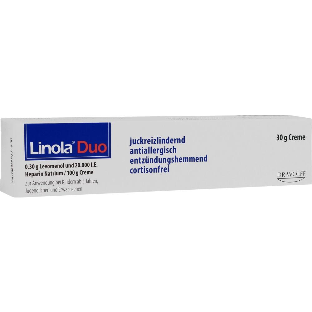 Linola Duo - Cortisonfreie Creme gegen Juckreiz 30 g Creme