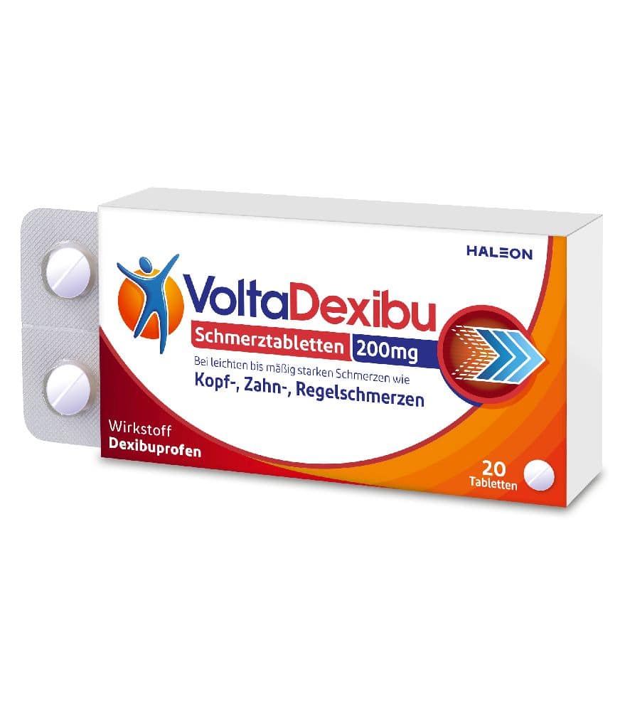VoltaDexibu Schmerztabletten 200 mg 20 St Filmtabletten