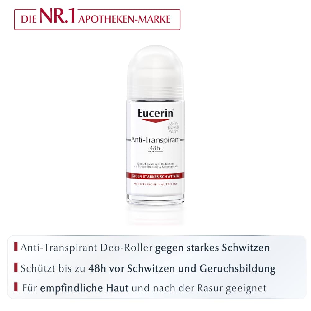 Eucerin Anti Transpirant 48h Rollon  50 ml Flüssigkeit