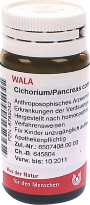 WALA Cichorium/Pancreas comp. Globuli 20 g Globuli